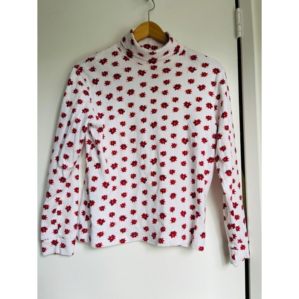 Vintage Turtle neck Christmas holiday edition long sleeve - Picture 3 of 5
